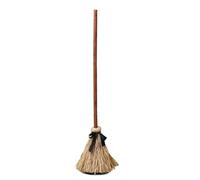 Halloween Witch Broom, Moving Masquerade Prop, Light-Up Scary Decoration with Spooky Sounds, Animated Theatrical Accent Piece, for Stage Show Family Gathering Festival Celebration Outdoor Theater