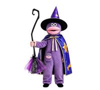 Halloween Witch Broom Plastic Broomstick Cosplay Flying Wicked Broomstick