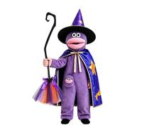 Halloween Witch Broom Plastic Broomstick Cosplay Flying Wicked Broomstick
