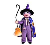 Halloween Witch Broom Plastic Broomstick Cosplay Flying Wicked Broomstick