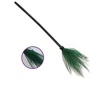 Halloween Witch Broom Plastic Witch Broomstick Kids Broom Cosplay Props, Realistic Wizard Flying Brooms, for Halloween Costume Haunted House Decoration, Masquerade Show Supplies (A, 1PC)