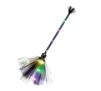 Halloween Witch Broom - Witch Broom with Lights | Animated Halloween - Moving | LED Light Witch Beese | Cosplay Accessories Halloween Decorations for Party Children Role Play Masquera