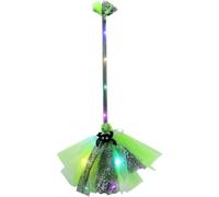Halloween Witch Broom with Led Light Halloween Wicked Witches Broomstick Accessories Halloween Decorations