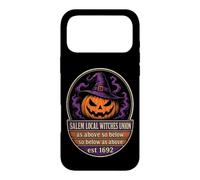 Halloween Witch Coven Salem 1692 As Above So Below Badge Case for iPhone 17 Pro Max