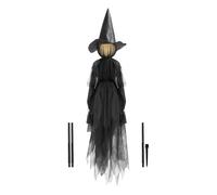 Halloween Witch Decorations Outdoor - Life Size Witch Figurine, Realistic Cape Design, Sturdy, , Waterproof Fabric | Scary Garden Decoration for Garden, Lawn,