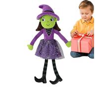 Halloween Witch Doll,Halloween Plush Kids Witch Doll - Cute Soft Decor Toy for Kids Girls Sofa Living Room Offices Party Indoor Sofa Living Room