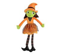 Halloween Witch Doll, Halloween Witch Plush Toy, Lovely Skin-Friendly Toy Decor Function for Living Room Sofa Bed Offices Kids Party Indoor Display