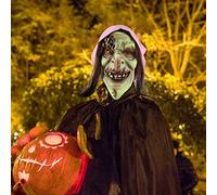 Halloween Witch Facemark Horror Head Coverings Compulsion Prank Funny Head Coverings Eye Holiday Party Dress Up Halloween Mask(A-D,One Size)