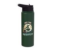 Halloween Witch Feminist Hex The Patriarchy Stainless Steel Insulated Water Bottle