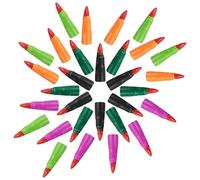 Halloween Witch Fingers for Reading, Plastic Fingers, Colorful Mars Witch Fingers for Young Readers, Halloween Party, Cosplay, Costume Accessories, Party, Scary House, Masquerade (Pack of 30)