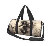 Halloween Witch Flying Duffle Bag With Shoes Compartment And Adjustable Strap,Foldable Travel Duffel Bags For Men Women,Waterproof Duffel Bags, Black, One Size