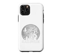 Halloween - Witch Flying Over a Moonlit Graveyard - Gothic Case for iPhone 11 Pro
