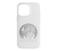 Halloween - Witch Flying Over a Moonlit Graveyard - Gothic Case for iPhone 14 Pro Max