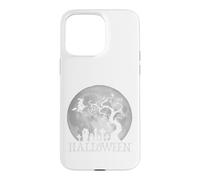Halloween - Witch Flying Over a Moonlit Graveyard - Gothic Case for iPhone 15 Pro Max