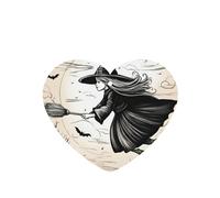Halloween Witch Flying Printing 10 Pieces Air Freshener Car Hanging Cards Air Freshener Sheets With Rope For Cars Home