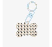 Halloween Witch Flying Printing Acrylic Dog Bone Ornament Pet Tags Key Chain Holiday for Lovers Dogs Gift