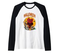 Halloween Witch Has My Candy Looney Tunes Merch Raglan Baseball Tee