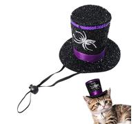 Halloween Witch Hat for Animals - Spider Hat, Halloween Cat Costumes | for Holidays Party Cosplay Porch Birthday Home Garden Indoor Outdoor