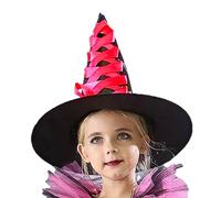 Halloween Witch Hat for Girls - Witch Accessories for Spooky Halloween | Hat Broom for Role-Play, Cosplay, Costume Party, Theme Party, Parade