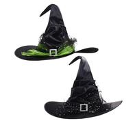Halloween Witch Hat for Women - Classic Pointed Witch Hat | Scary Costume Accessories for Adults Cosplay Masquerade Outdoor Party Yard and Carnival Decorations