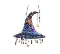 Halloween Witch Hat Hanging Ornament, Pubyfun 2D Acrylic Magical Hat - Sherum Witch Window Sun Catcher, Graddi Charming Wall Art Hanging Decorations Glosrity Spellshine Halloween Party Decor
