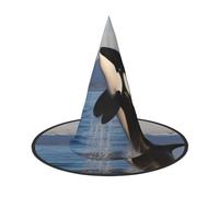 Halloween Witch Hats Killer Whale Witches Hat Mens Womens Floating Hats Costume Accessories Indoor Outdoor Halloween Decorations For Porch Yard Indoor Outdoor Decor Party Supplies, Black, 2 PCS