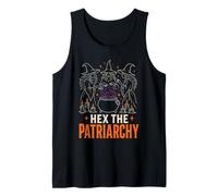 Halloween Witch Hex The Patriarchy Feminist Coven Candles Tank Top