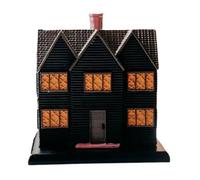 Halloween Witch House Incense Burner Holder Fragrance Resin Craft Diffuser for Festive Home Decor