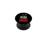 Halloween Witch I'm Her Warlock Couple Matching Witchy PopSockets Adhesive PopGrip