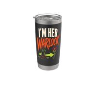 Halloween Witch I'm Her Warlock Couple Matching Witchy Stainless Steel Insulated Tumbler