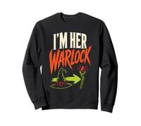 Halloween Witch I'm Her Warlock Couple Matching Witchy Sweatshirt