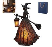 Halloween Witch Lamp, Gothic Witch Lamp, Spooky Decorative Standing Night Light, Unique Halloween Witch Hat LED Lamp for Decorations (1PCS)