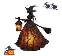 Halloween Witch Lamp, Spooky Decorative Standing Night Light, Unique Halloween Party Lighting Decorations, Create a Halloweens Atmosphere
