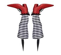 Halloween Witch Legs - Spooky Garden Decoration, Funny Outdoor Ornament, Scary Yard Prop, Creepy Holiday Display | Upside Down Witch Legs For Party Prank Home Lawn Haunted House Festival Event