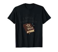 Halloween Witch Logic I Spell Things Out Spellbook Graphic T-Shirt