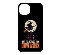 Halloween Witch Moon Why Yes Actually I Can Drive A Stick Case for iPhone 13