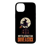 Halloween Witch Moon Why Yes Actually I Can Drive A Stick Case for iPhone 14 Plus