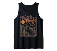 Halloween Witch Please I'm Spooky Vintage Halloween Tank Top