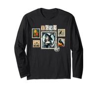 Halloween Witch Postage Stamps Salem They Missed One 1692 Long Sleeve T-Shirt