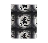 Halloween Witch Premium Leather Laptop Sleeve â€“ Stylish 13 Inch Macbook Case With Full-Print Design For 2018 And Newer Models