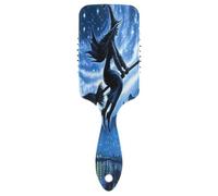 Halloween Witch Starry Massage Comb Hair Brush, Detangling Comb, Healthy Hair Brush, Comb Easy Clean
