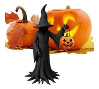 Halloween Witch Statue Gothic Witch Halloween Resin Figure Decoration Scary Festival Collector's Desk Decoration Living Room Bedroom As An Unusual Gift For The Circle Of Friends Increases You K