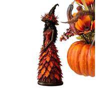 Halloween Witch Statue Resin Seasonal Table Decoration