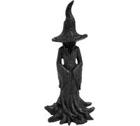 Halloween Witch Statue Resin Witch Figure,The Enchanting Witch Statue, Faceless Ghost Sculpture,Witch Figurine Crafted Desktop Ornament, Halloween Decorations Indoor Ornament Figurine (small)