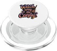 Halloween Witch Way To The Candy PopSockets PopGrip for MagSafe
