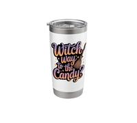 Halloween Witch Way to The Candy Stainless Steel Insulated Tumbler
