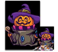 Halloween WitcherJigsaw Puzzles 1000 Pieces for Adults Wooden Jigsaw Puzzles for Adults Challenging Brain Teaser for Teenagers Family Game Night Fun 1000 PCS(75x50cm)