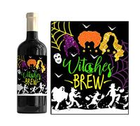 Halloween Witches Brew Personalised Customised Gift Bottle Label Sticker SMBL033
