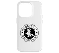 Halloween Witches Broom Beware Of The Witching Hour Case for iPhone 14 Pro