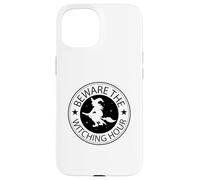 Halloween Witches Broom Beware Of The Witching Hour Case for iPhone 15